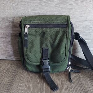 Eddie Bauer Green Crossbody Bag / Travel Bag